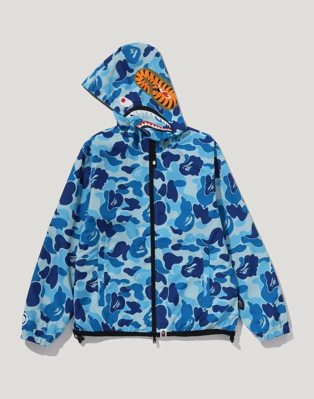 Women's Graphic Hoodie Jacket - Blue