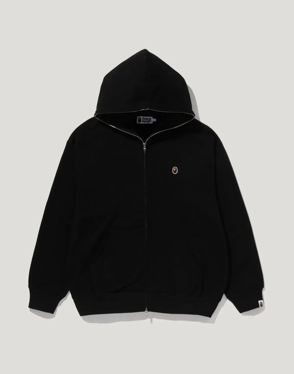Men's Graphic Full-Zip Hoodie - Black
