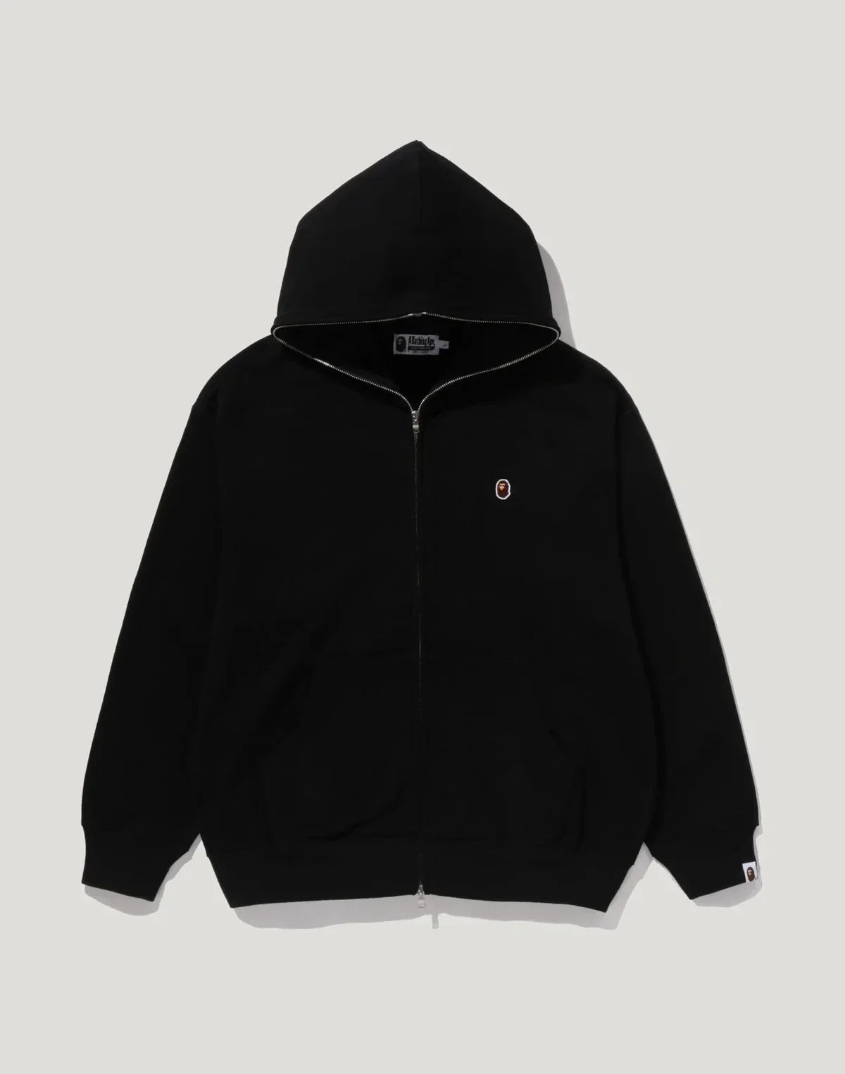 Men's Graphic Full-Zip Hoodie - Black