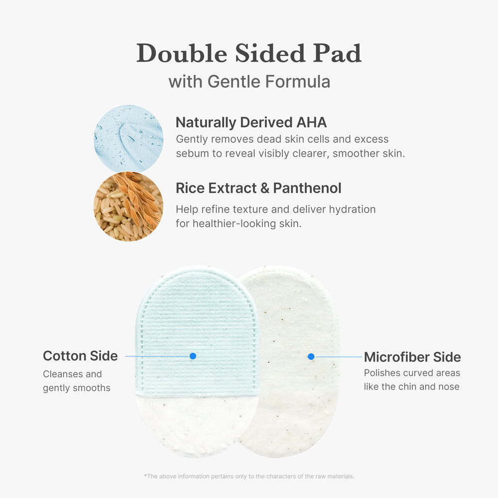 Double-Sided Face And Body Exfoliating Pads