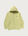 Men's Relaxed Cotton Zip Hoodie - Green