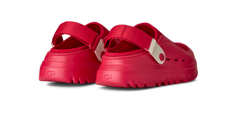 Men's Mesh Adjustable Strap Clog - Red