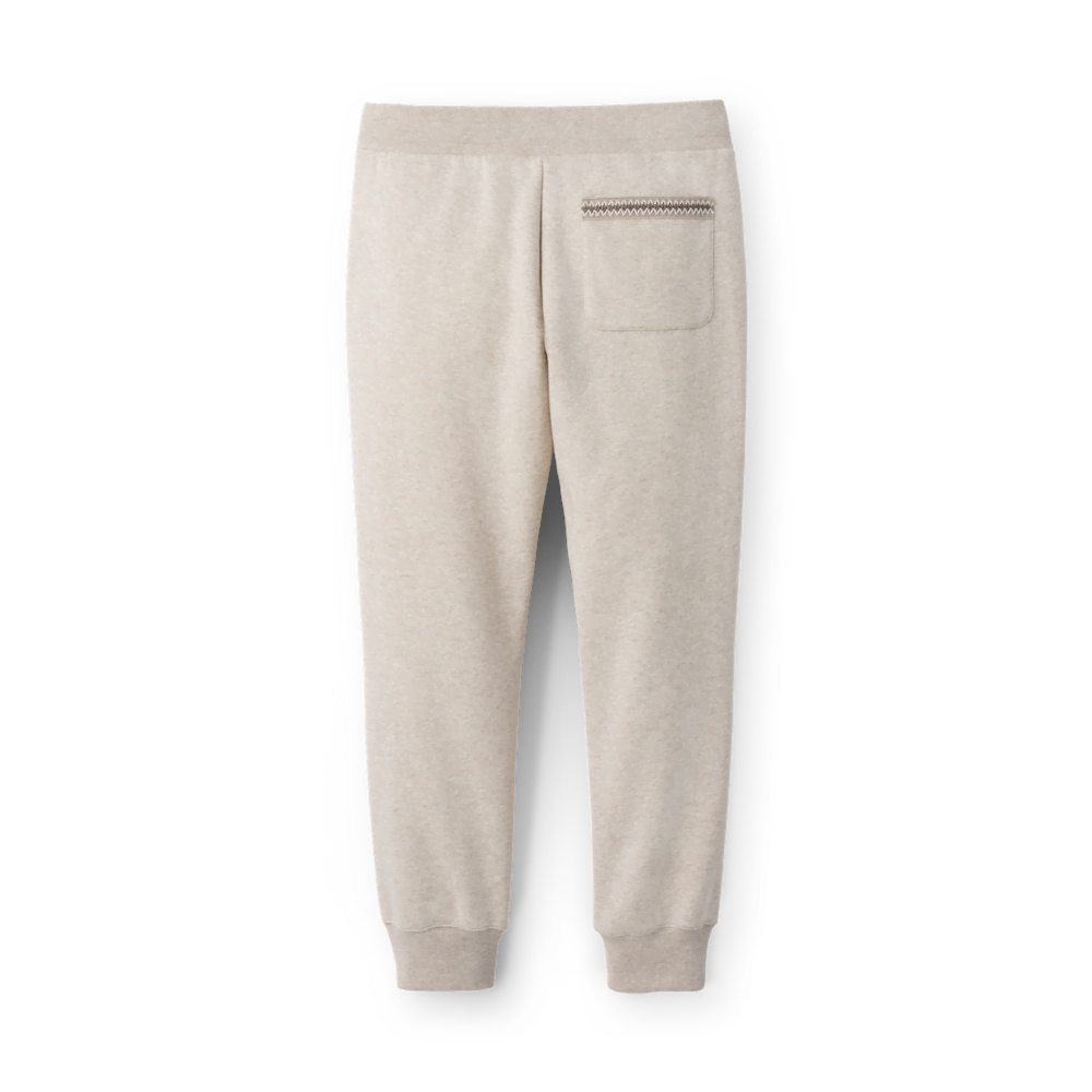 Men's Cotton Blend Drawstring Joggers - Purple