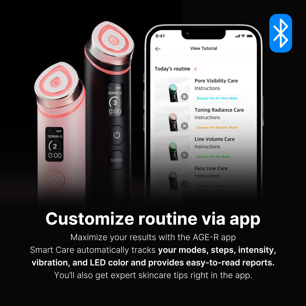 Black Multi-Mode Facial Care Device