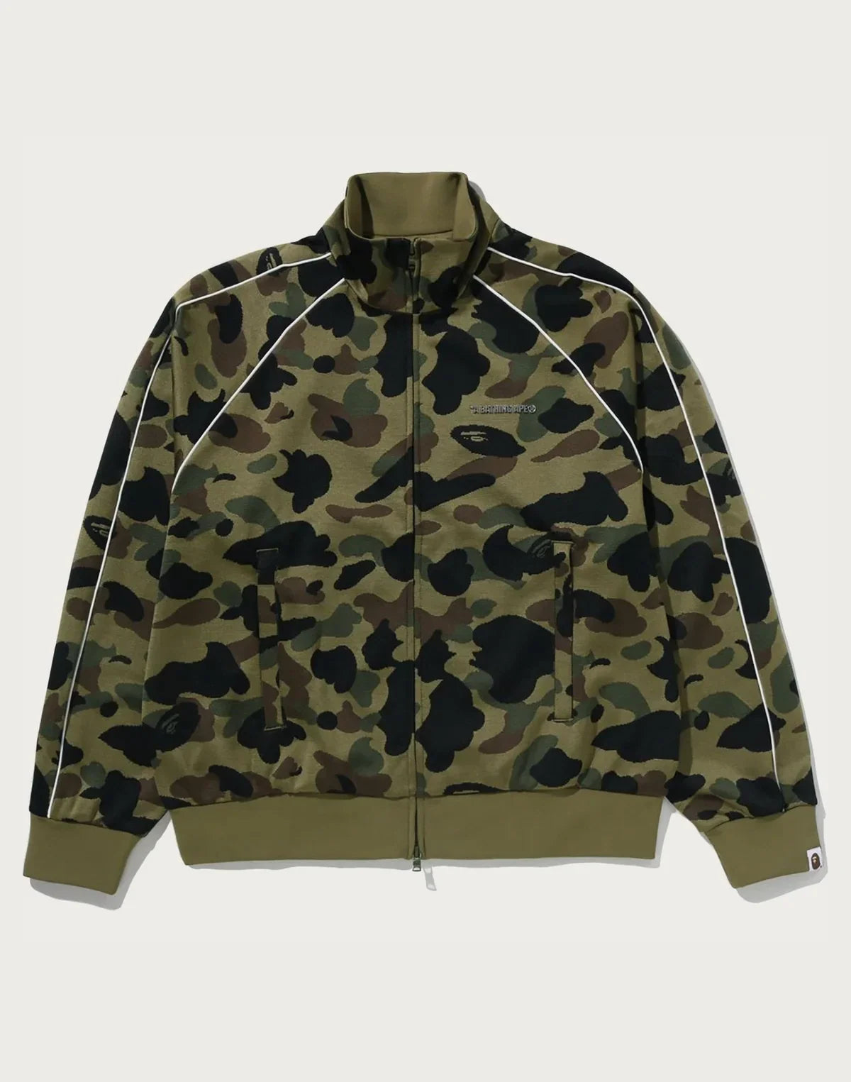 Men's Relaxed Camo Track Jacket - Green