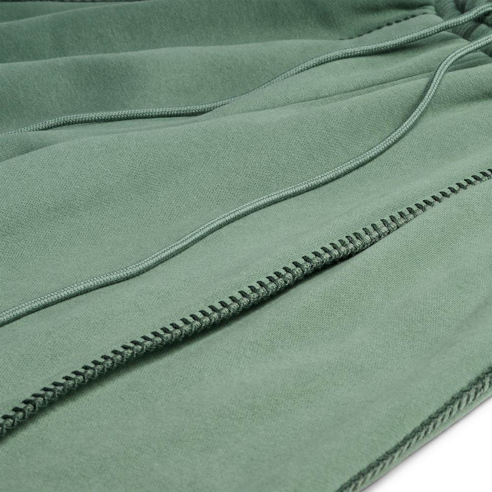 Women's Mid-Rise Extra Wide-Leg Fleece Pants - Green