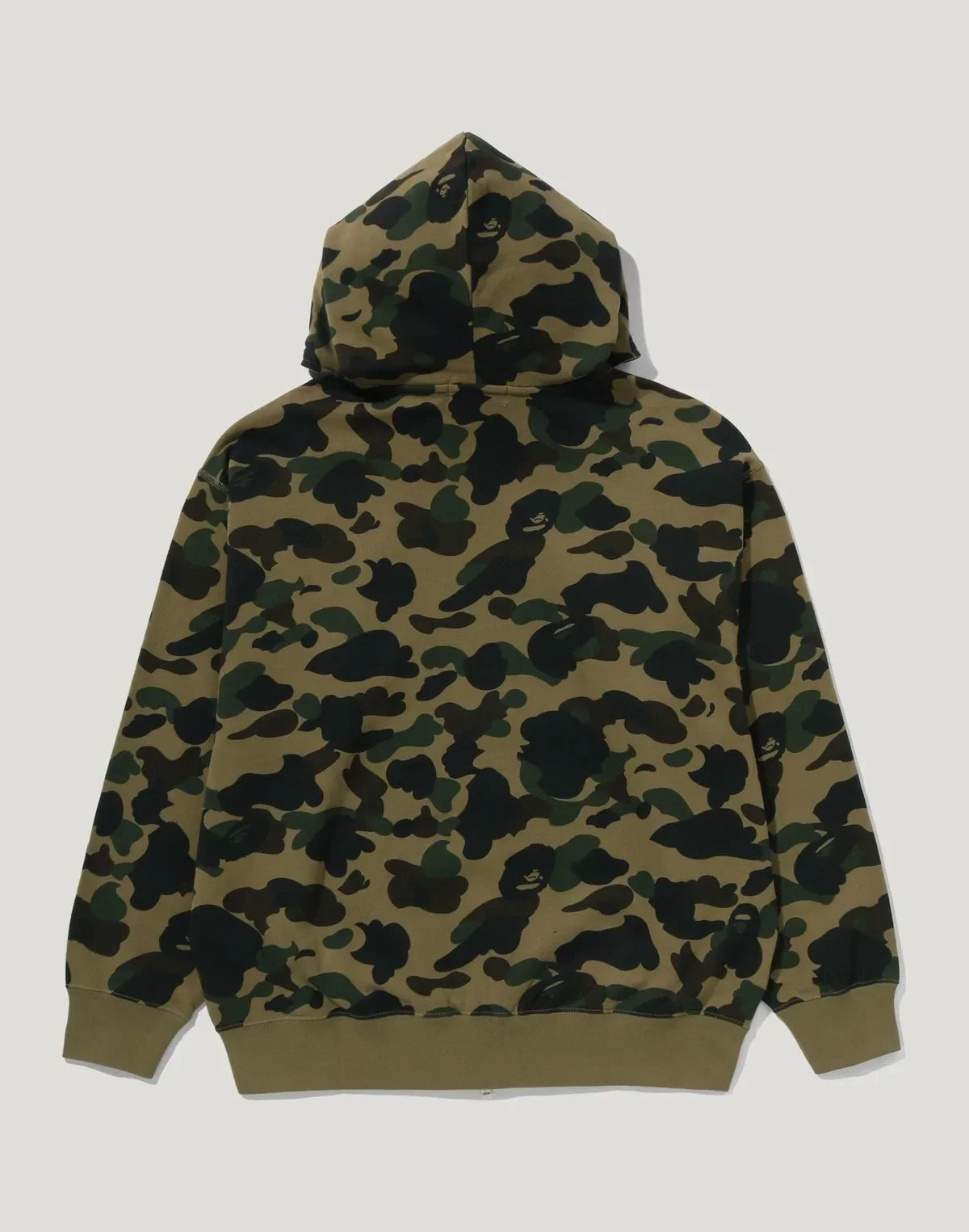 Men's Rhinestone Full-Zip Hoodie - Yellow