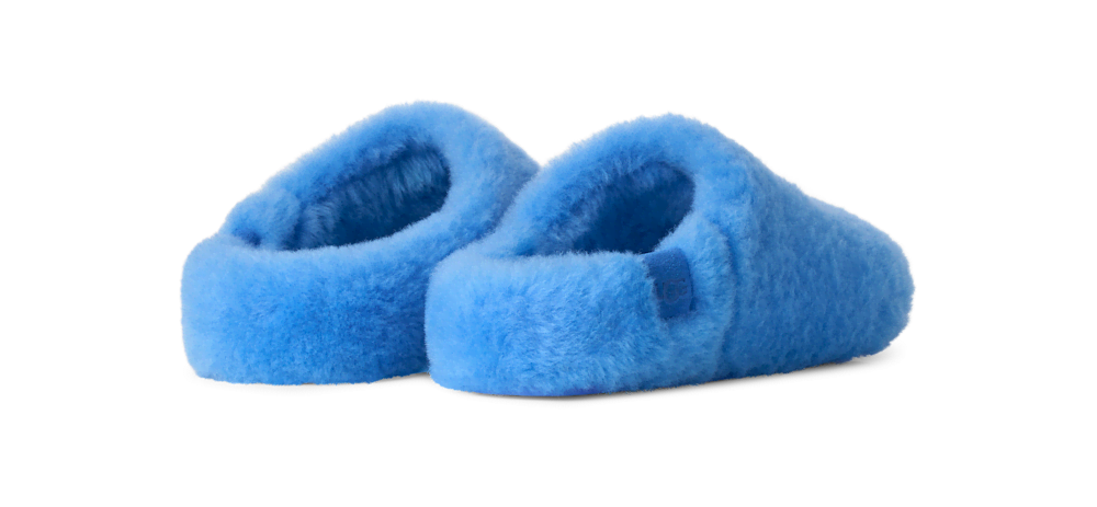 Women's Sheepskin Slip-On Slipper - Blue