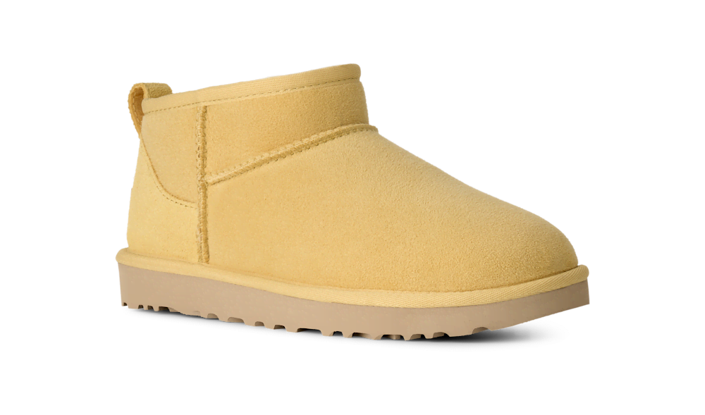 Women's Ultra-Short Sheepskin Boot - Grey