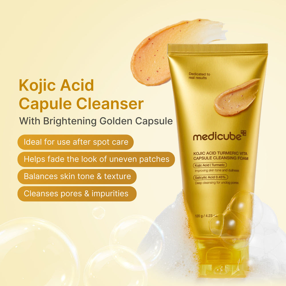 Kojic Acid Turmeric Capsule Foam Cleanser