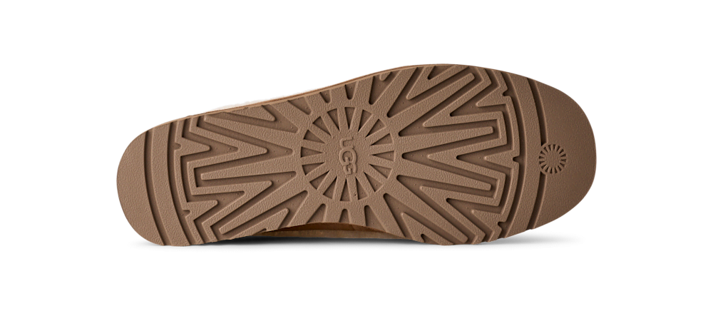 Women's Suede Ballet Flat - Chestnut