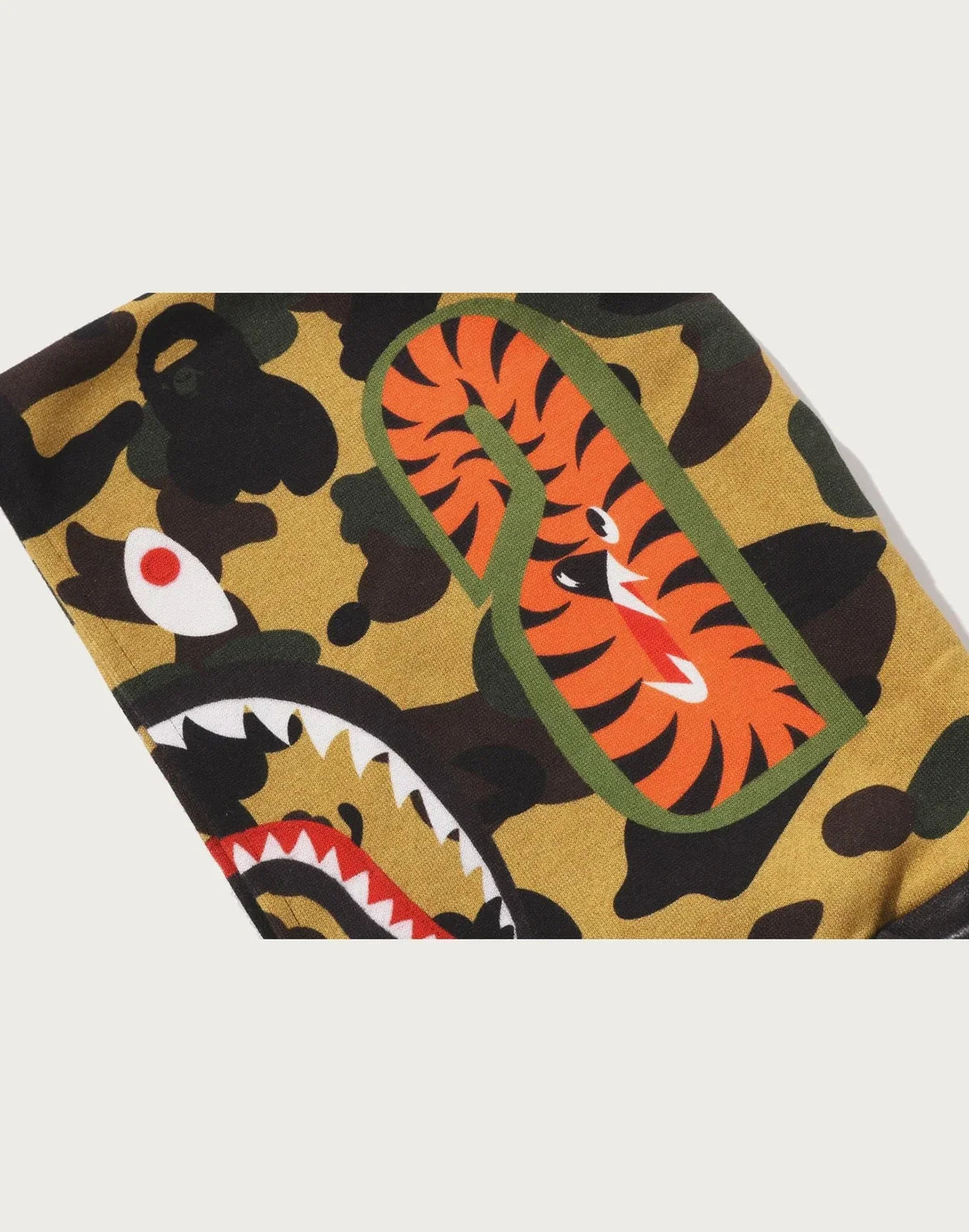 Kids' Jacket-Print Animal Graphic Hoodie - Black