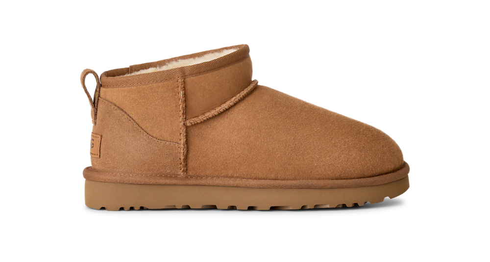 Women's Ultra-Short Sheepskin Boot - Grey