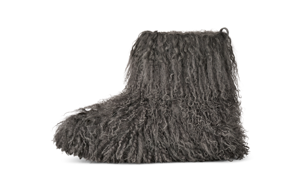Women's Sheepskin Short Boot - Grey