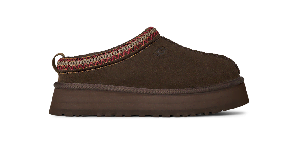 Women's Suede Platform Slipper - Bronze