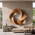 Contemporary Interlocking Circle Wall Art For Hallway And Bedroom