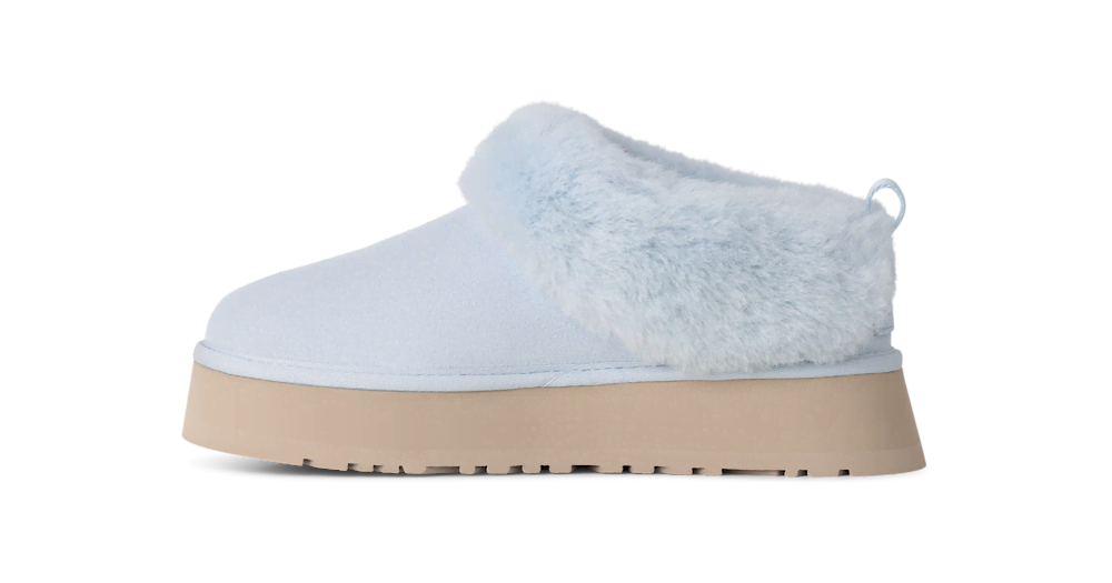 Women's Suede Platform Slipper - Orchid