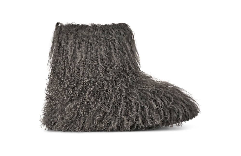 Women's Sheepskin Short Boot - Grey