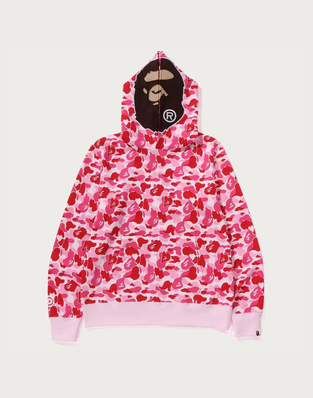 Men's Camo Graphic Pullover Hoodie - Pink