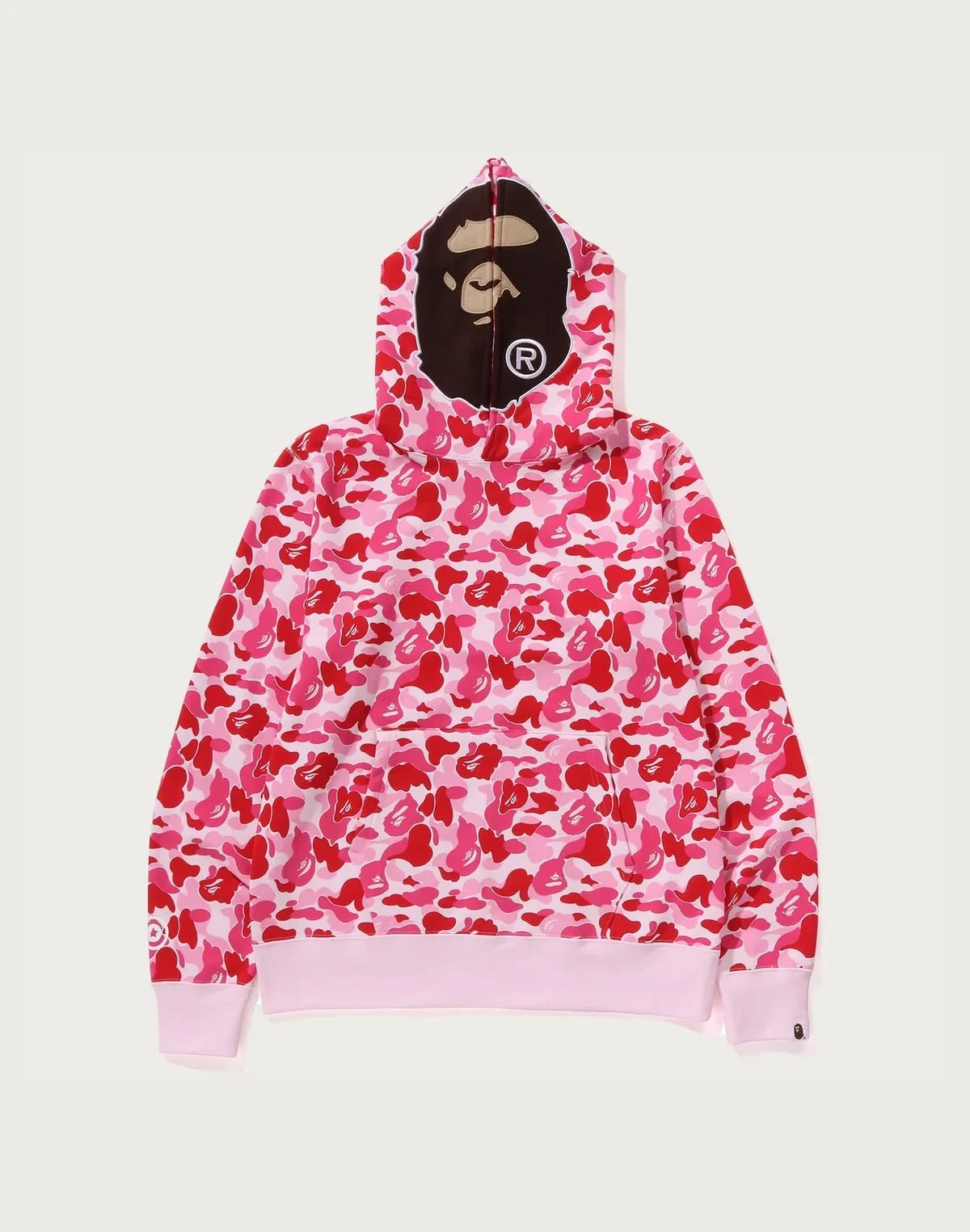 Men's Camo Graphic Pullover Hoodie - Pink