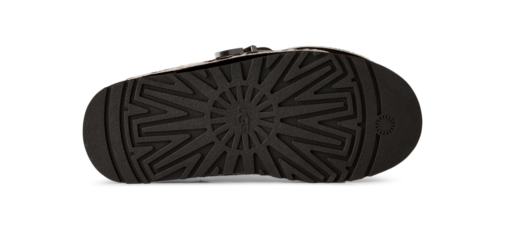 Women's Hand-Painted Cowhide Platform Mule