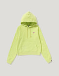 Women's Cotton Jacquard Pullover Hoodie - Yellow