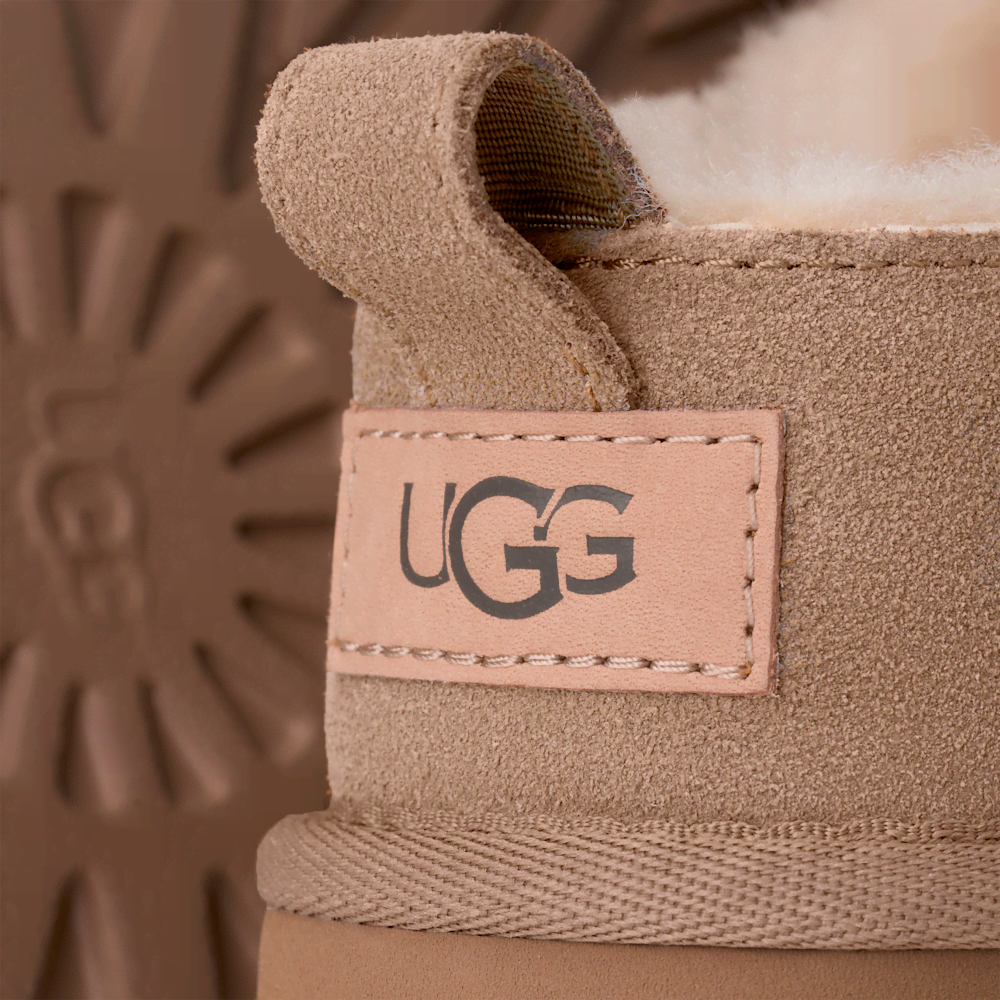 Women's Suede Micro Boot - Sand