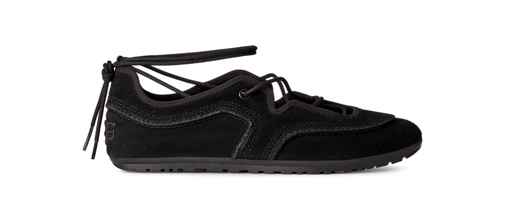 Women's Suede Ballet Sneaker - Blue
