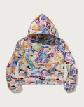 Camo Print Hooded Jacket - White
