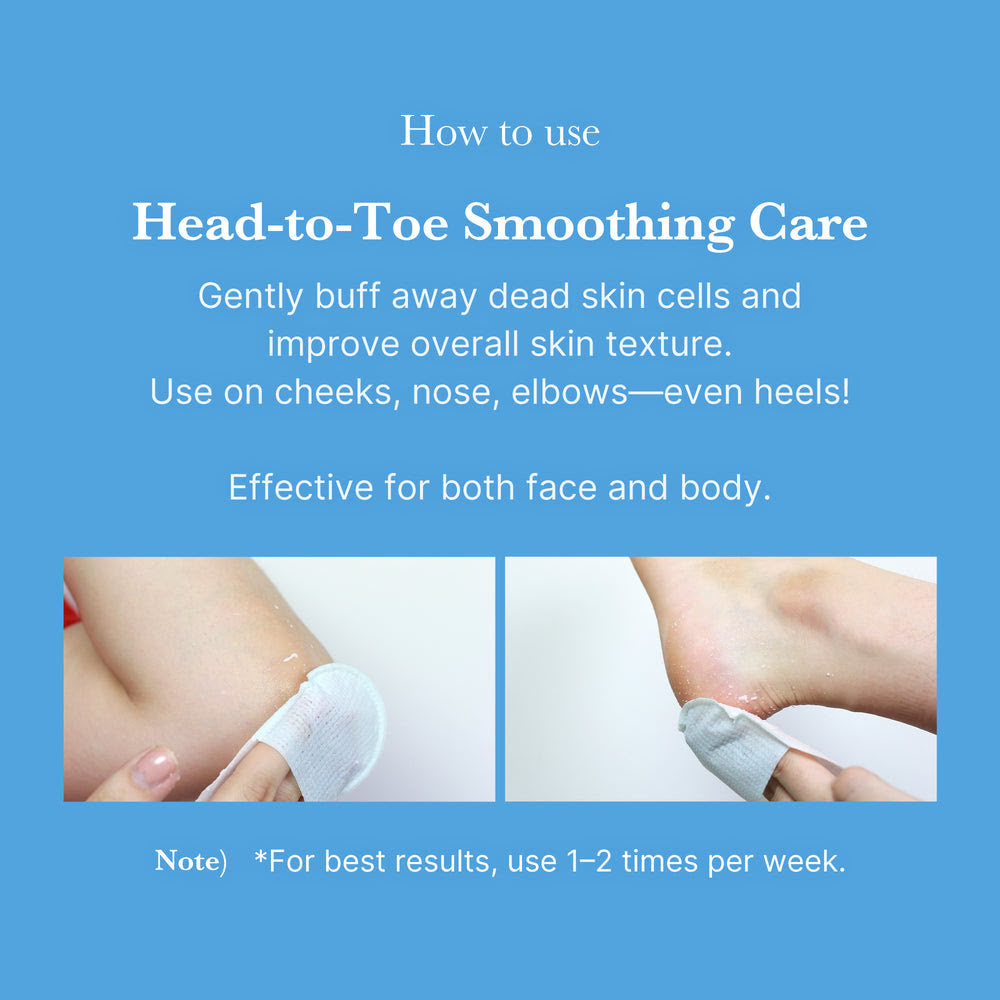 Double-Sided Face And Body Exfoliating Pads