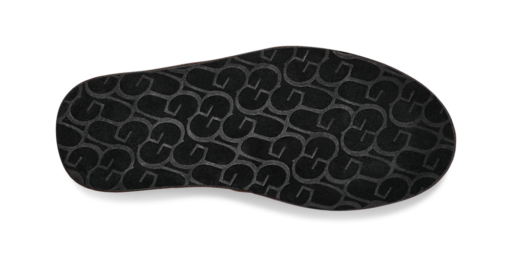 Men's Suede Open-Back Slipper - Brown