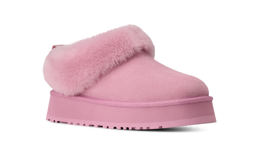 Women's Suede Platform Slipper - Orchid