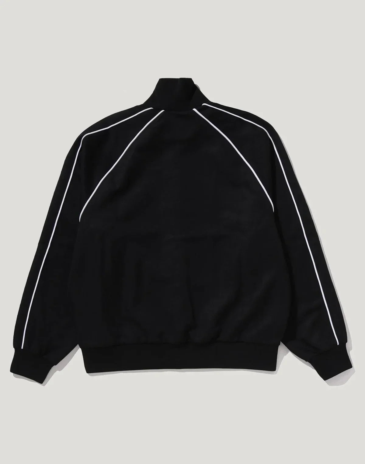 Men's Relaxed Jacquard Track Jacket - Brown
