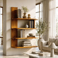 Organic Bookshelf Handcrafted Sculptural Design For Living Room