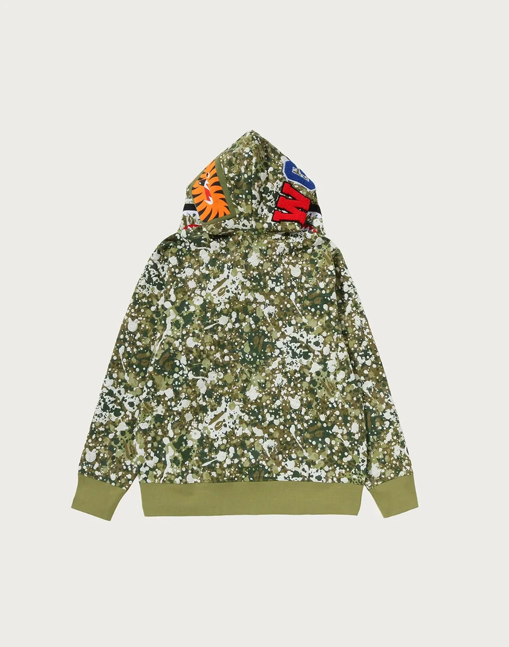 Camo Full-Zip Fleece Hoodie - Green