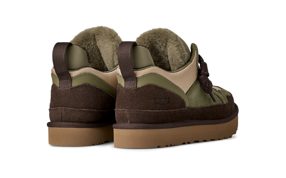 Men's Suede and Mesh Low Top Sneaker - Blue