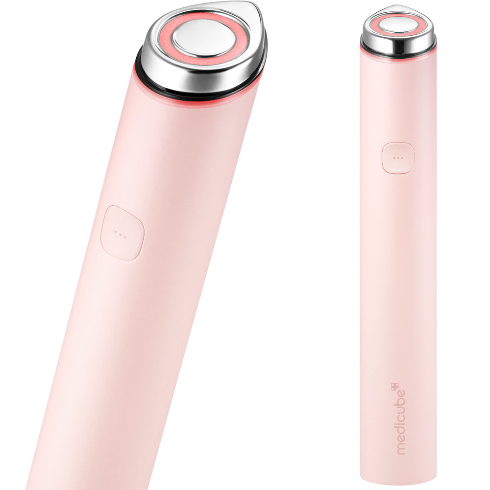 Pink Facial Roller & Cleansing Device Set