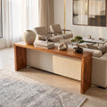 Mid Century Slim Console Table For Hallway Interior