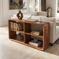 Minimalist Open Shelf Console For Sofa Area