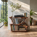 Mid Century Record Stand Vinyl Storage Solution