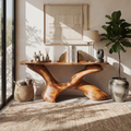 Mid Century Foyer Table For Living Room