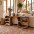 Contemporary Open Storage Console For Modern Entryway