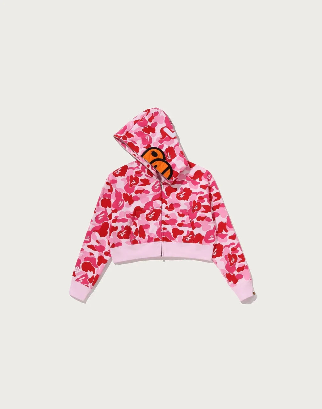 Women's Cropped Zip Hoodie - Green