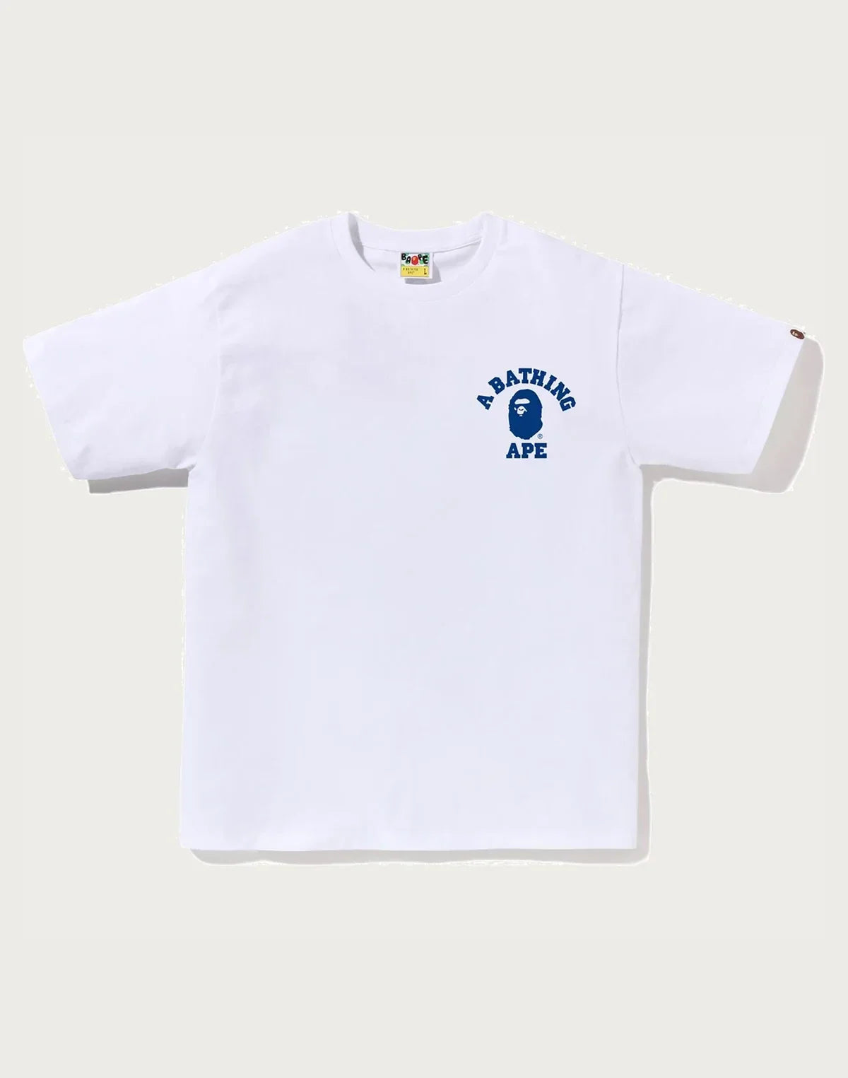 Men's Cotton Camo Graphic T-Shirt - White Blue
