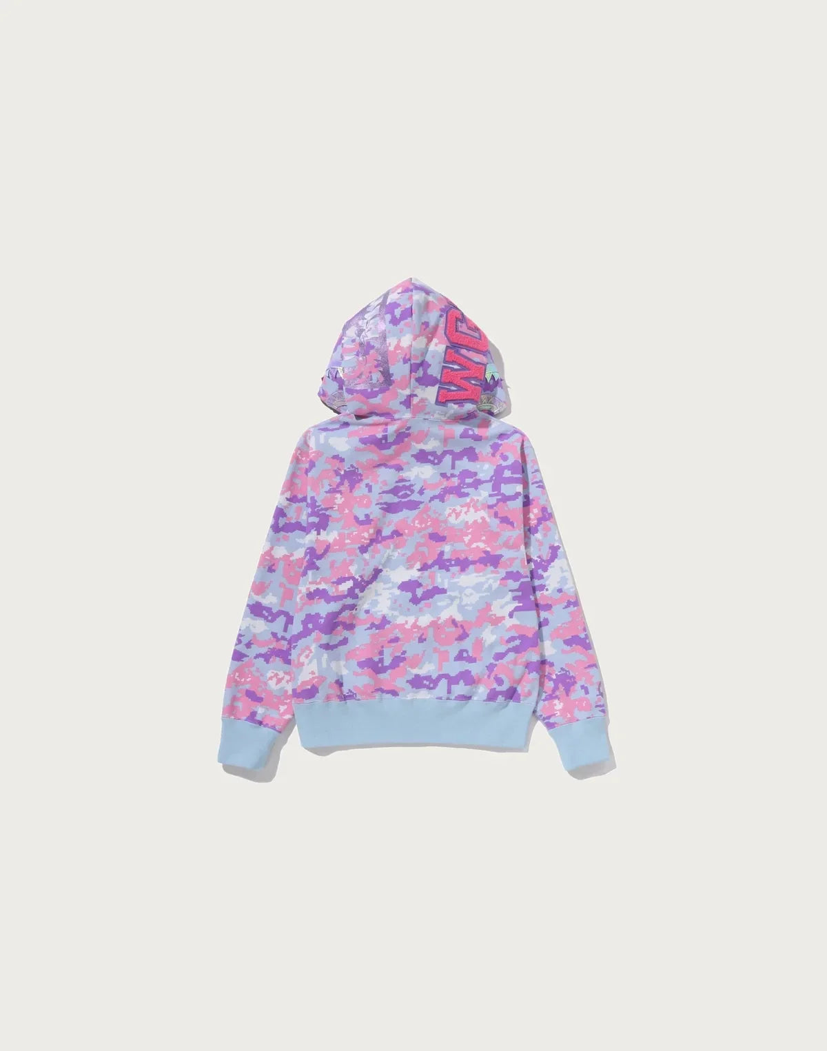 Pixel Camo Full-Zip Graphic Hoodie - Green