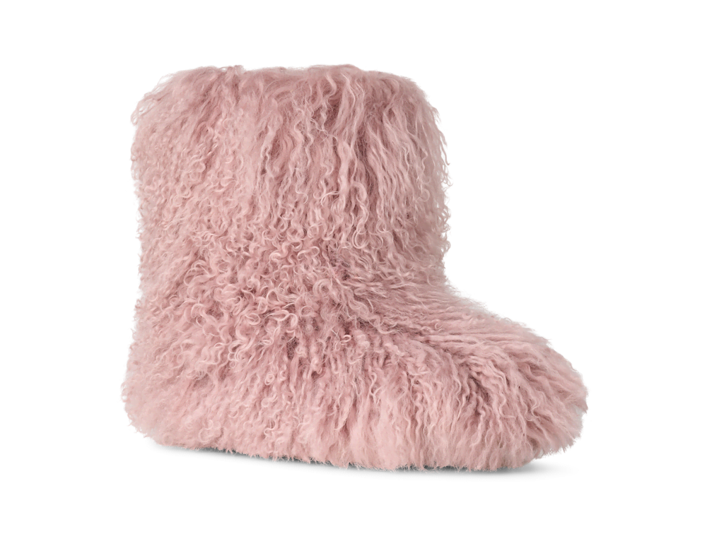 Women's Sheepskin Short Boot - Grey