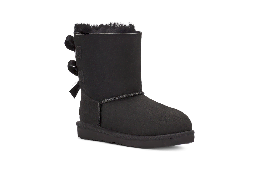 Kids' Sheepskin Bow Boot - Brown