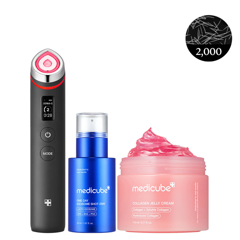 Pink Skin Renewal Device & Skincare Set