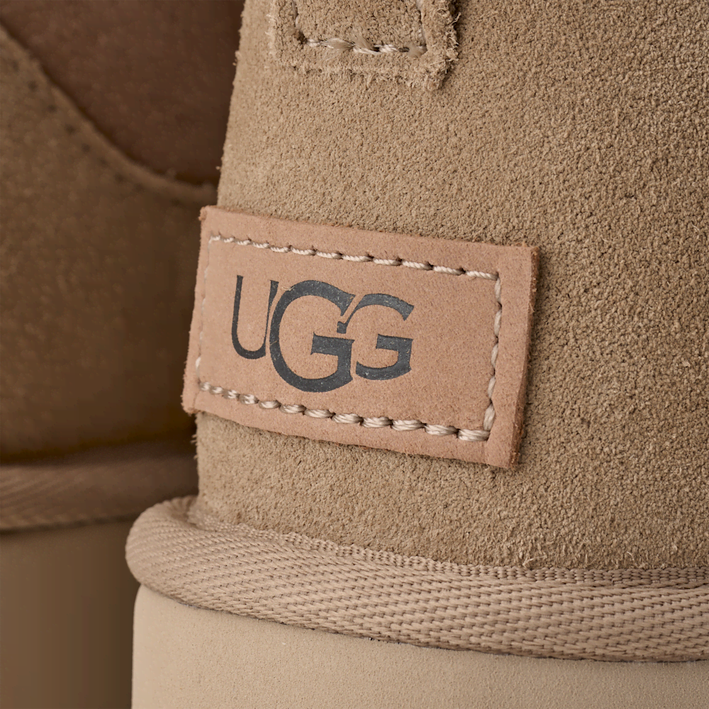 Women's Ultra-Short Sheepskin Boot - Grey