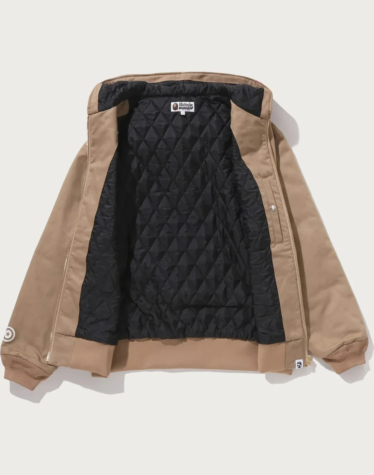 Men's Graphic Work Hoodie Jacket - Black